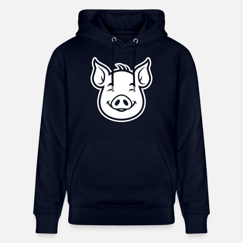 Cochon Cochon - Sweat à capuche bio CRUISER Stanley/Stella Unisexe - marine