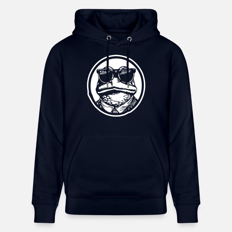 Crapaud grenouille - Sweat à capuche bio CRUISER Stanley/Stella Unisexe - marine