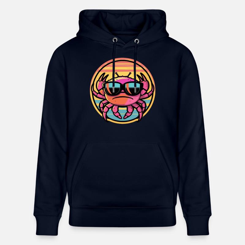 Krebs Krabbe Cool Comic - Stanley/Stella Unisex Bio-Hoodie CRUISER  - Navy