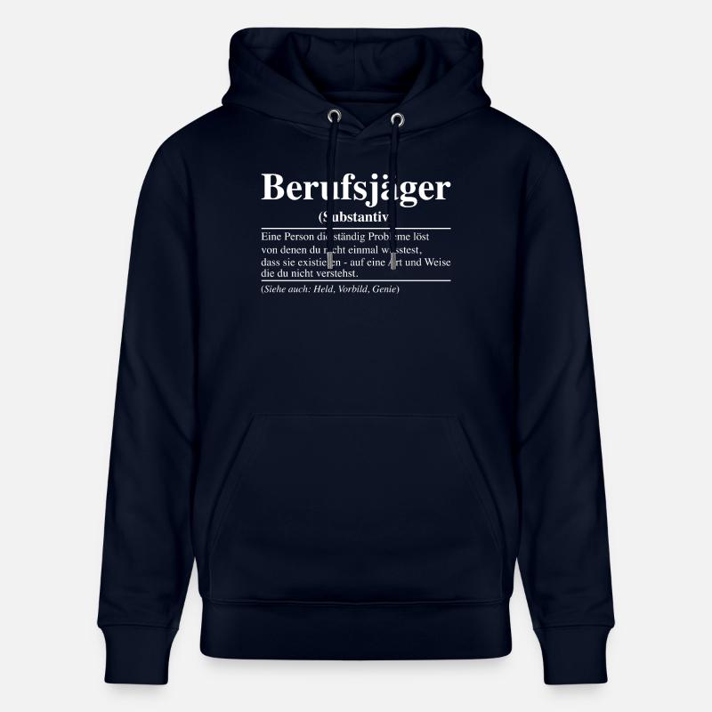 Berufsjäger Berufsjägerin Jäger - Stanley/Stella Unisex Bio-Hoodie CRUISER - Navy