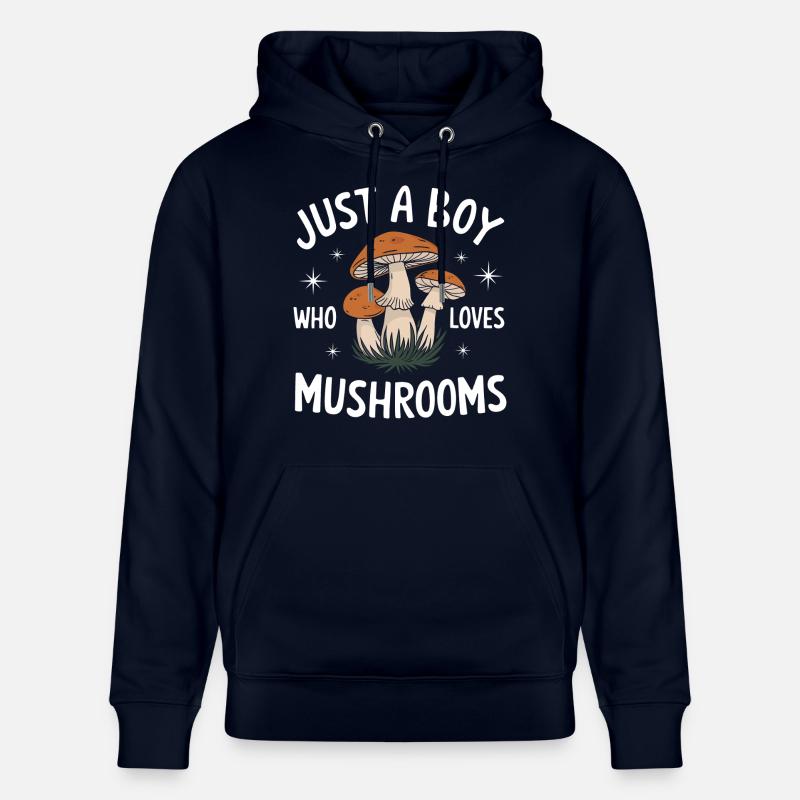 Champignons Champignons Champignon Champignon - Sweat à capuche bio CRUISER Stanley/Stella Unisexe - marine