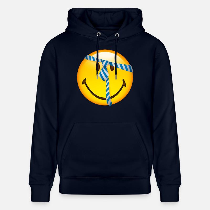 Smiley Tie - Sweat à capuche bio CRUISER Stanley/Stella Unisexe - marine