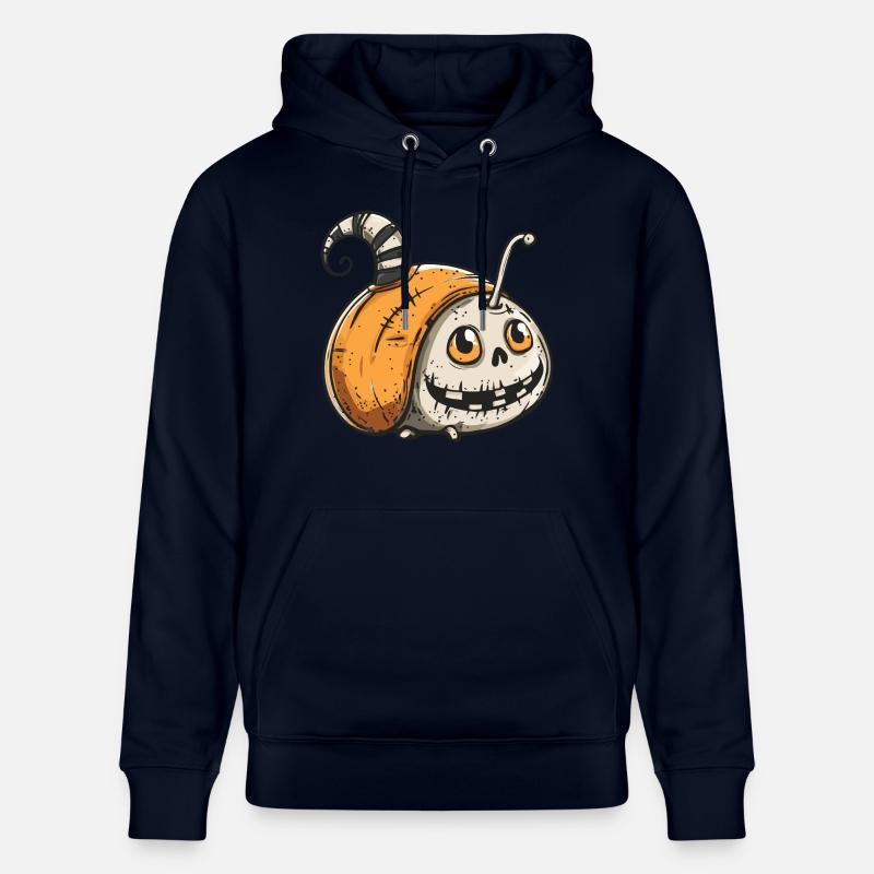 Escargot Halloween Drôle Zombie - Sweat à capuche bio CRUISER Stanley/Stella Unisexe - marine