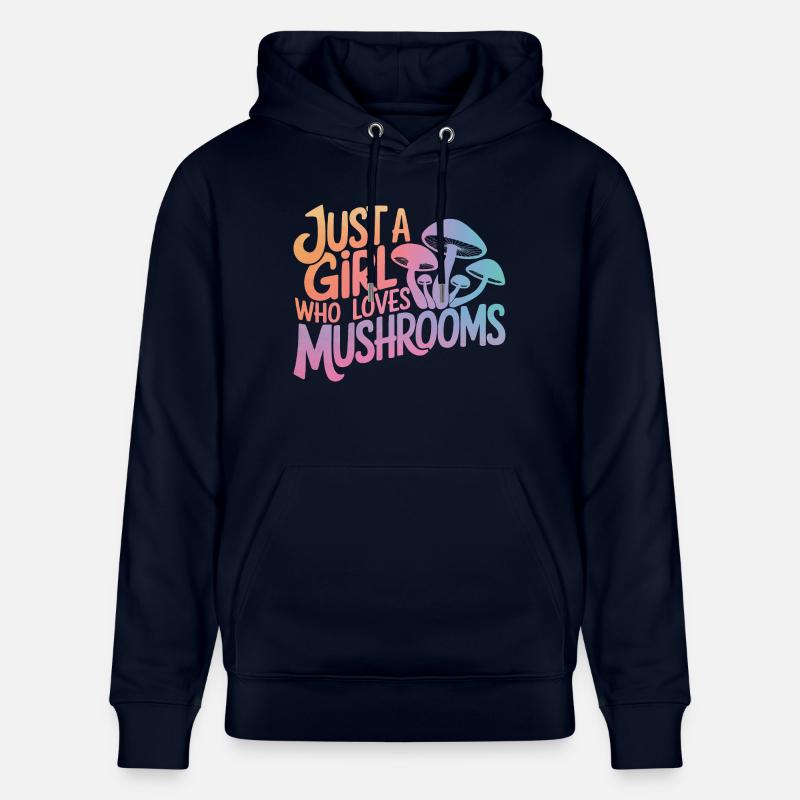 Champignons Champignons Champignon Champignon - Sweat à capuche bio CRUISER Stanley/Stella Unisexe - marine