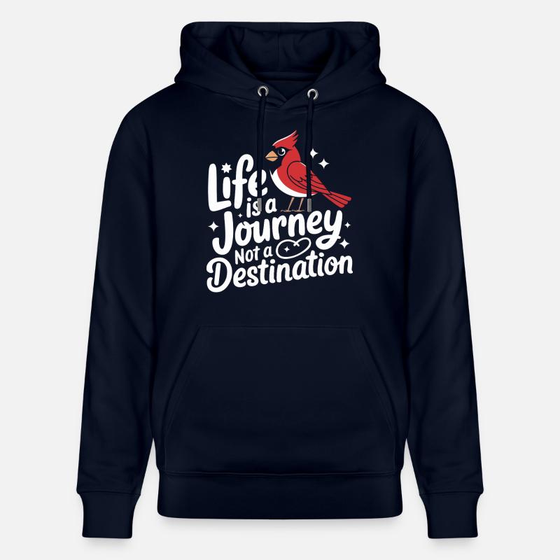 Kardinal Rotkardinal Vogel Roter Kardinal - Stanley/Stella Unisex Bio-Hoodie CRUISER  - Navy