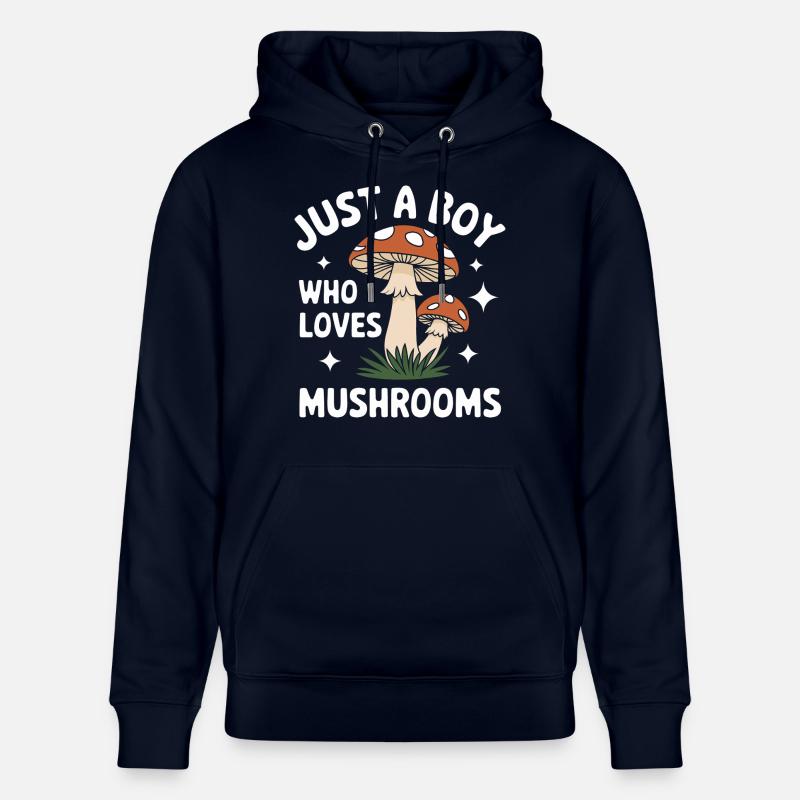 Champignons Champignons Champignon Champignon - Sweat à capuche bio CRUISER Stanley/Stella Unisexe - marine