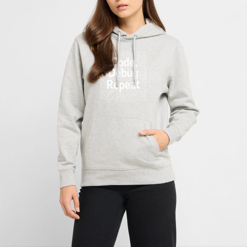 Code Debug Repeat - Software Engineer Stanley/Stella Unisex Bio-Hoodie CRUISER 
