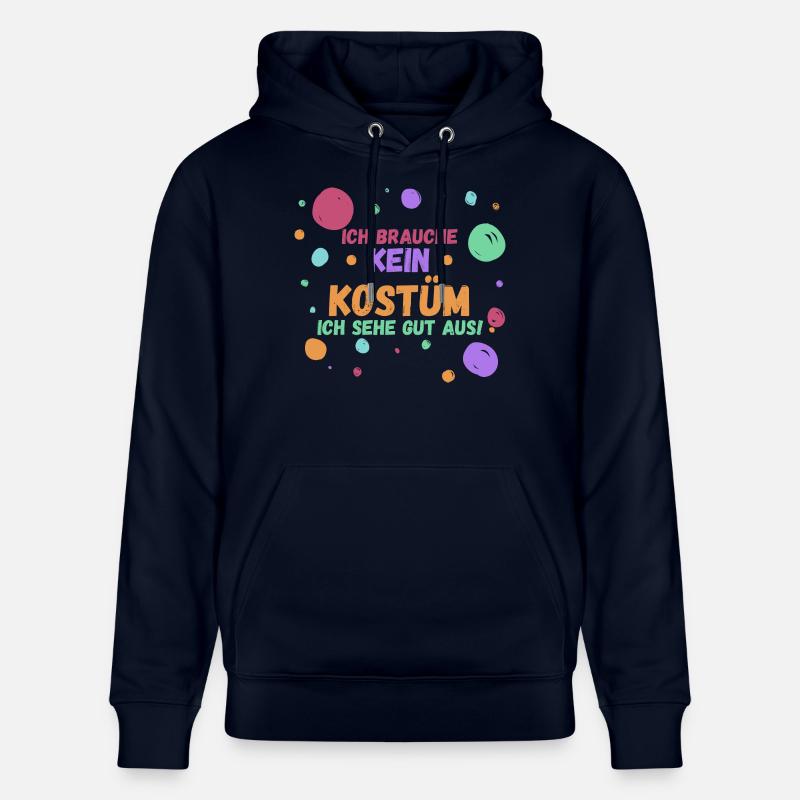 Costume de carnaval Carnaval - Sweat à capuche bio CRUISER Stanley/Stella Unisexe - marine
