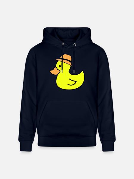 Duck Hat - Stanley/Stella CRUISER Unisex Organic Hoodie - navy