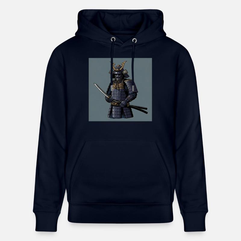 Samouraï : l’âme du guerrier - Sweat à capuche bio CRUISER Stanley/Stella Unisexe - marine