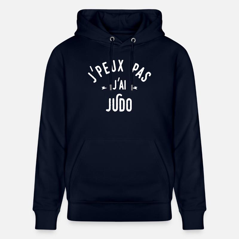 j'peux pas j'ai judo - Sweat à capuche bio CRUISER Stanley/Stella Unisexe - marine