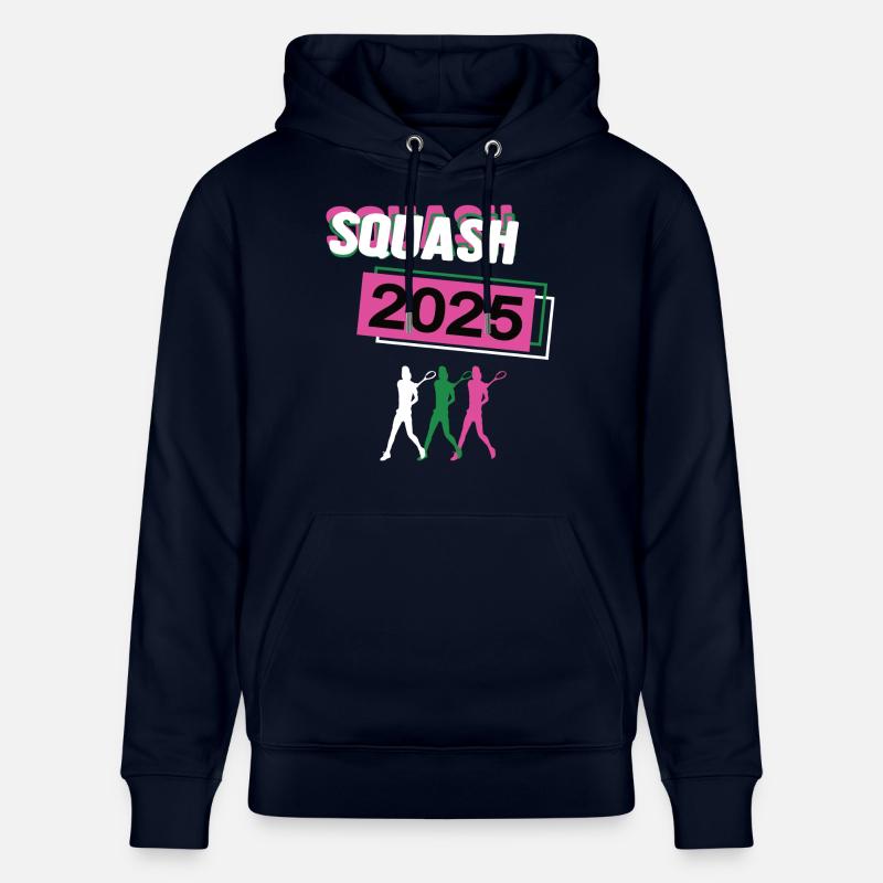 Squash 2025 Squasherin Squashspielerin Squasher - Stanley/Stella Unisex Bio-Hoodie CRUISER  - Navy