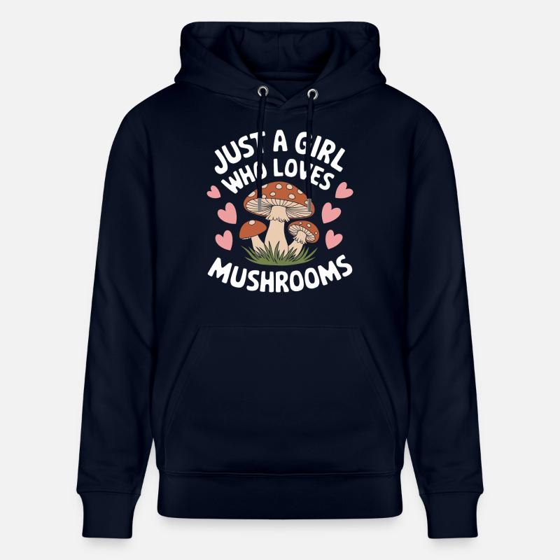 Champignons Champignons Champignon Champignon - Sweat à capuche bio CRUISER Stanley/Stella Unisexe - marine