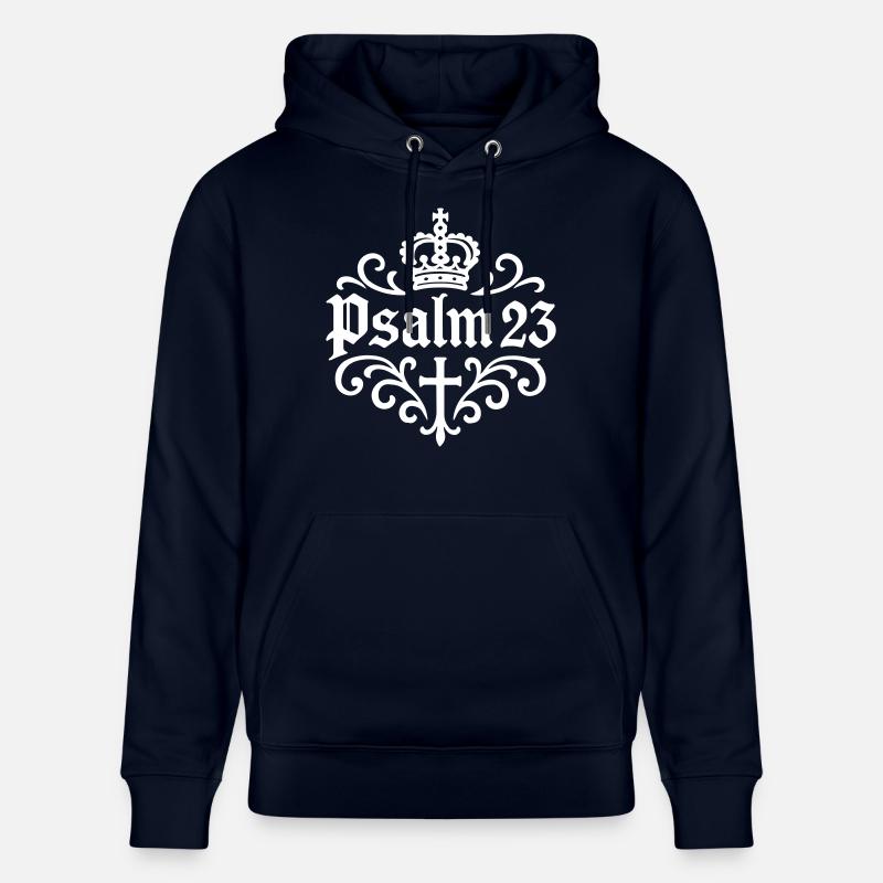 Psaume 23 Chrétien - Sweat à capuche bio CRUISER Stanley/Stella Unisexe - marine