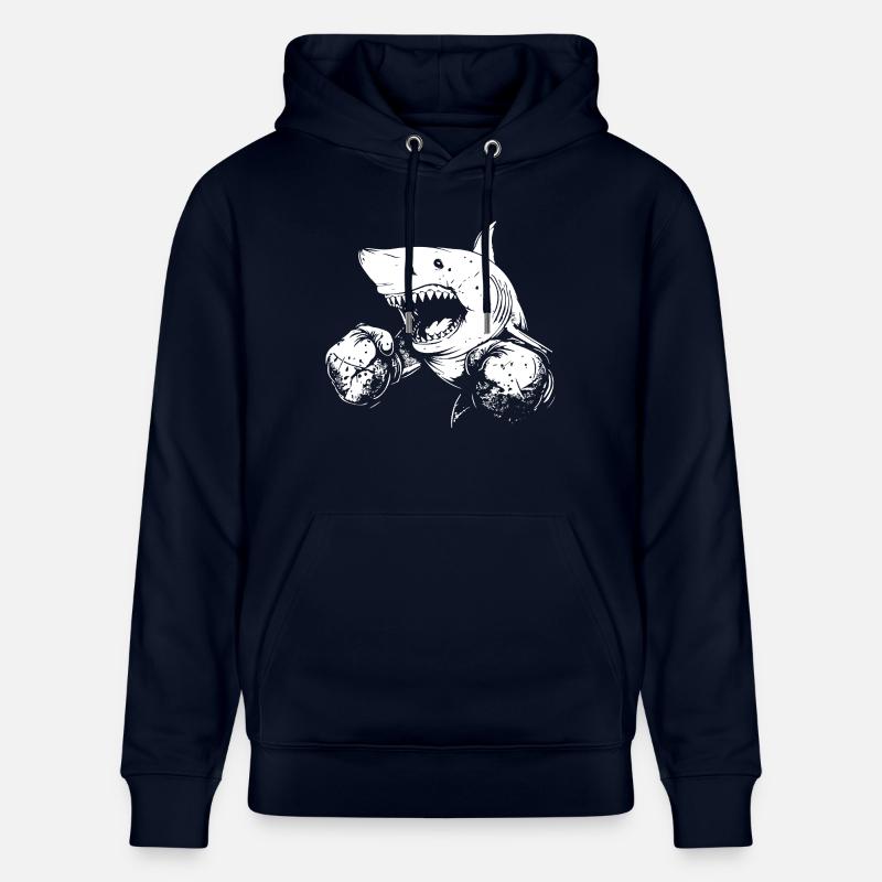 Shark Boxing Fighter MMA - Sweat à capuche bio CRUISER Stanley/Stella Unisexe - marine