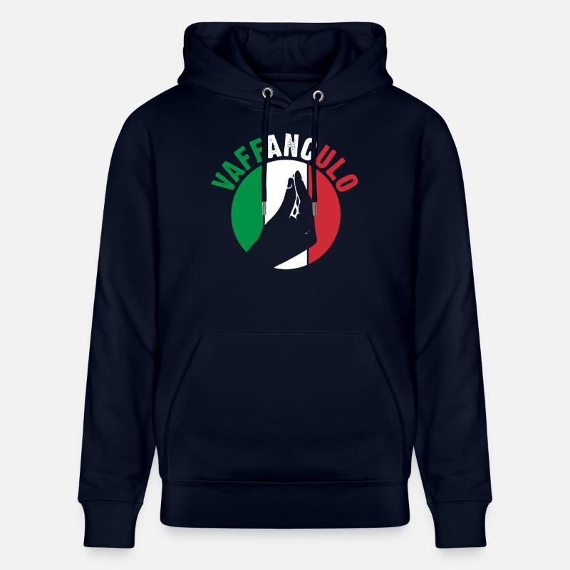 Italie Vaffanculo italien - Sweat à capuche bio CRUISER Stanley/Stella Unisexe - marine