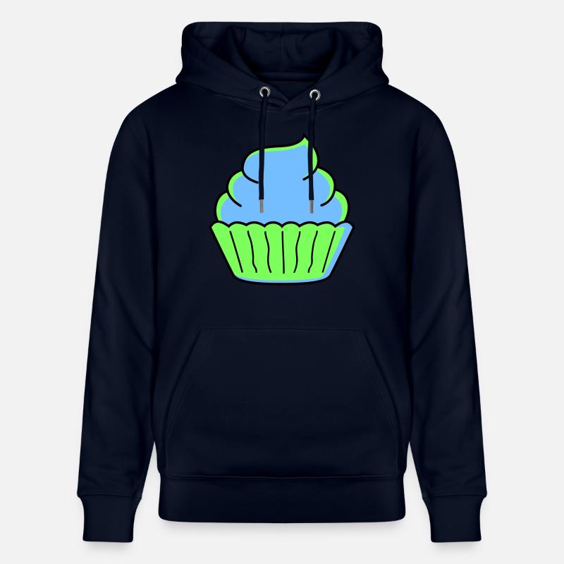 cupcake - Stanley/Stella CRUISER Unisex Organic Hoodie - navy