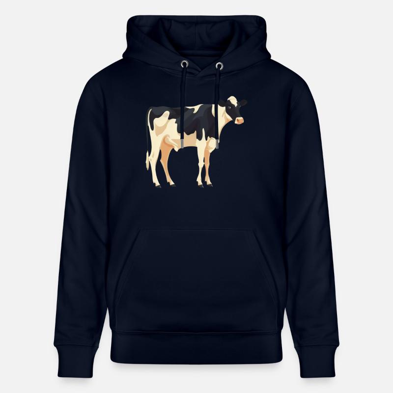 Vache debout - conception simple - Sweat à capuche bio CRUISER Stanley/Stella Unisexe - marine