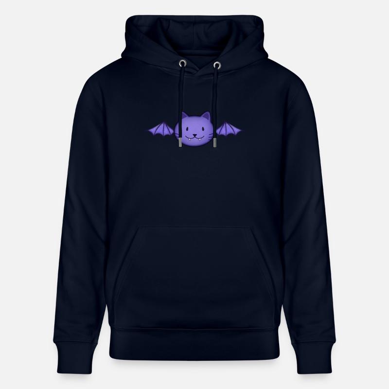 Chat chauve-souris - Sweat à capuche bio CRUISER Stanley/Stella Unisexe - marine