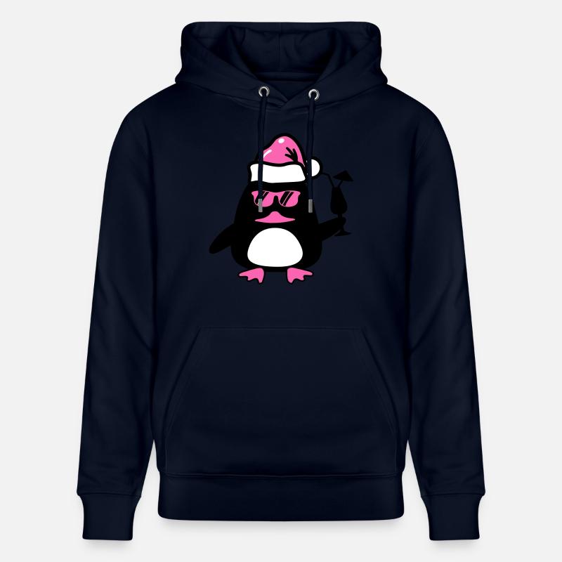 Noël du canard de plage - Sweat à capuche bio CRUISER Stanley/Stella Unisexe - marine