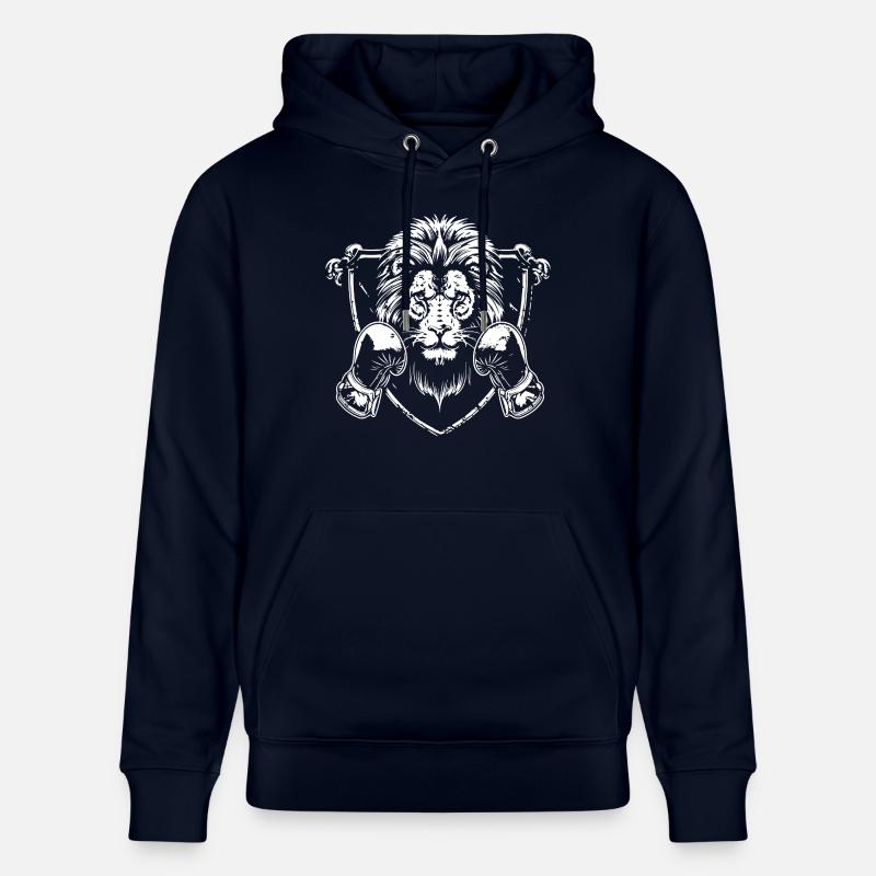 Lion Boxer Fighter - Sweat à capuche bio CRUISER Stanley/Stella Unisexe - marine