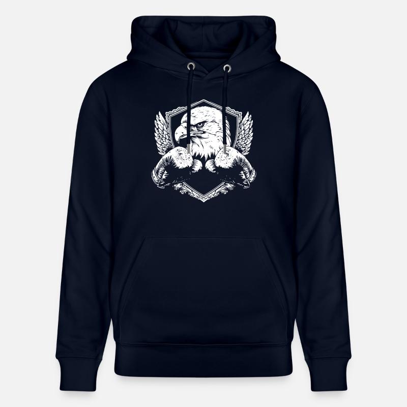 Eagle Boxer Fighter - Sweat à capuche bio CRUISER Stanley/Stella Unisexe - marine