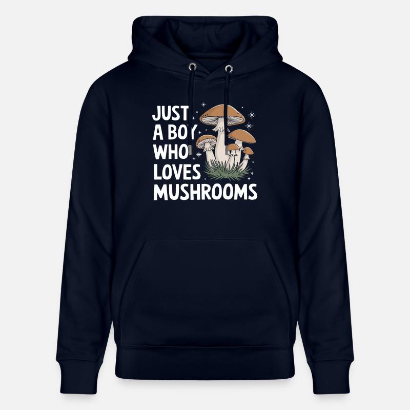 Champignons Champignons Champignon Champignon - Sweat à capuche bio CRUISER Stanley/Stella Unisexe - marine