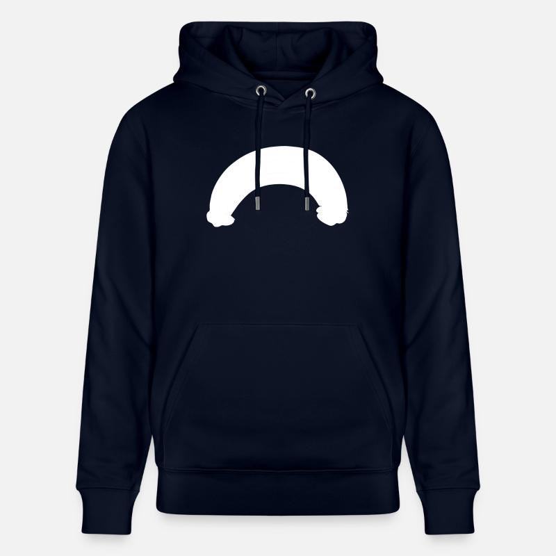Ligne d’icône d’arc - Sweat à capuche bio CRUISER Stanley/Stella Unisexe - marine
