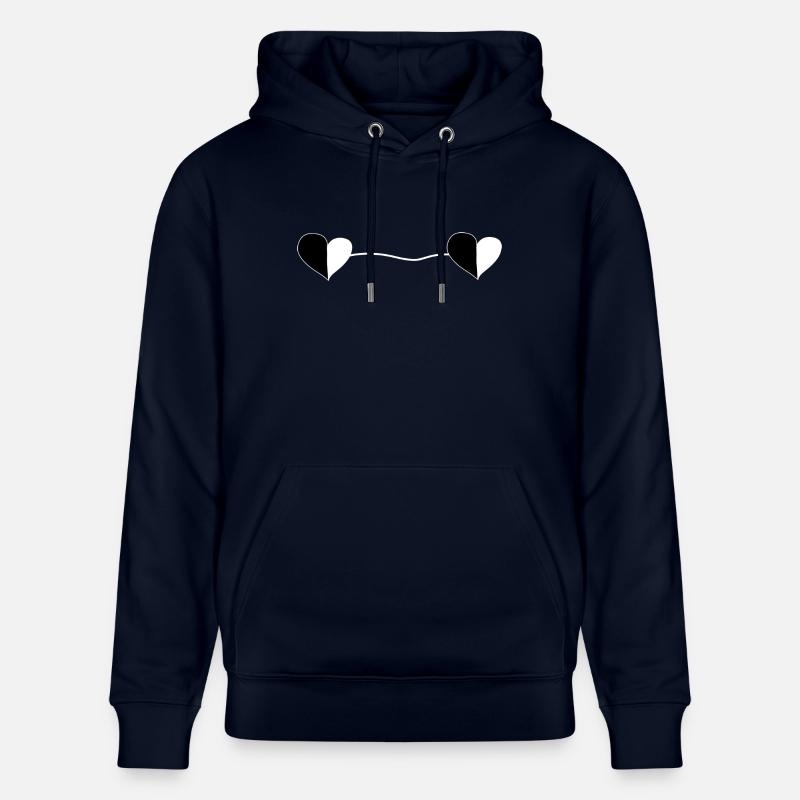 Ligne Two Hearts - Sweat à capuche bio CRUISER Stanley/Stella Unisexe - marine