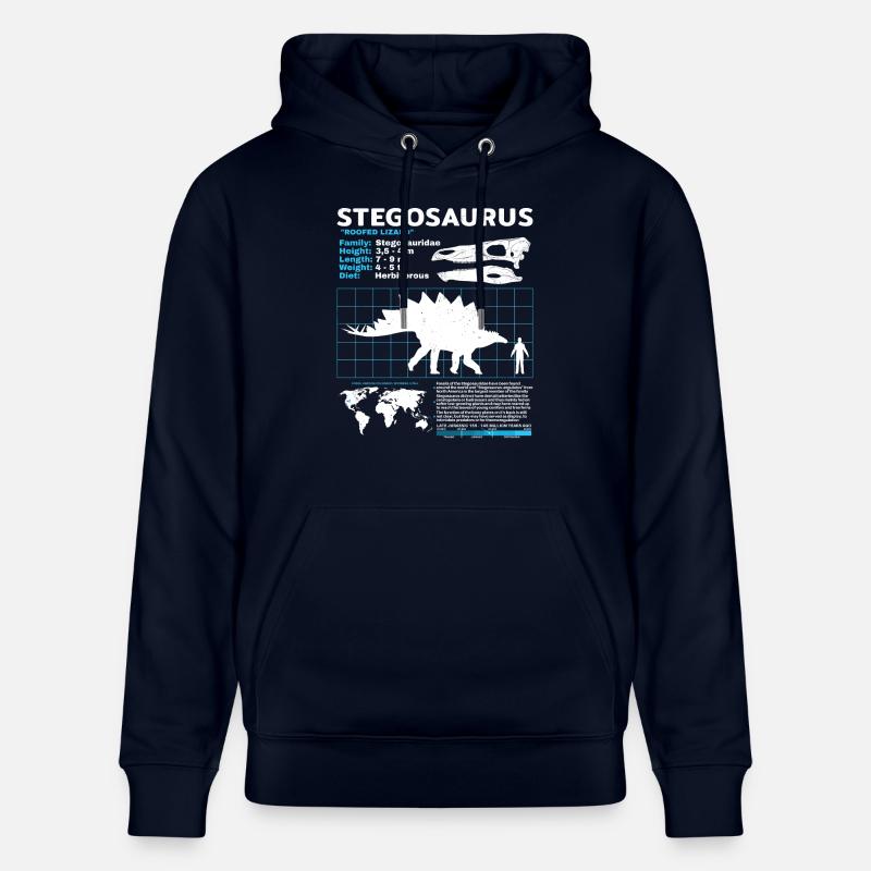 Fiche technique de Stegosaurus - Sweat à capuche bio CRUISER Stanley/Stella Unisexe - marine