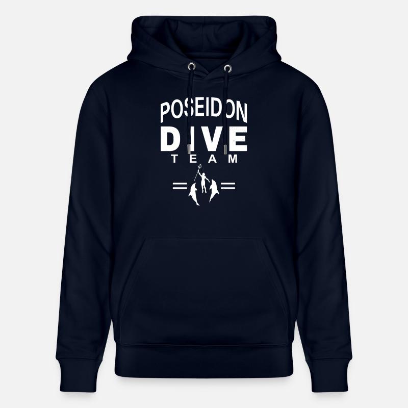 Équipe de plongée Poséidon - Sweat à capuche bio CRUISER Stanley/Stella Unisexe - marine