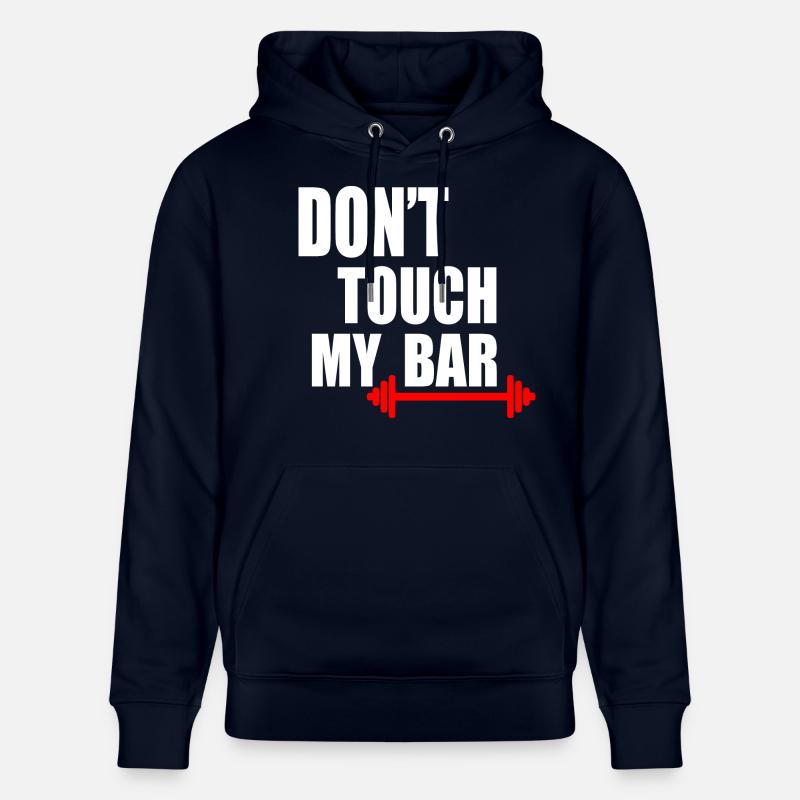 Dont touch my bar - Sweat à capuche bio CRUISER Stanley/Stella Unisexe - marine
