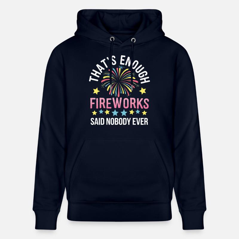 Pyrotechnics Fireworks Pyrotechnics - Stanley/Stella CRUISER Unisex Organic Hoodie - navy