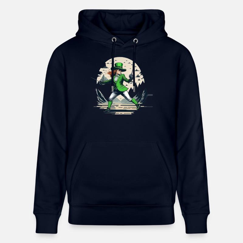 Clôture Trèfle de la Saint-Patrick - Sweat à capuche bio CRUISER Stanley/Stella Unisexe - marine