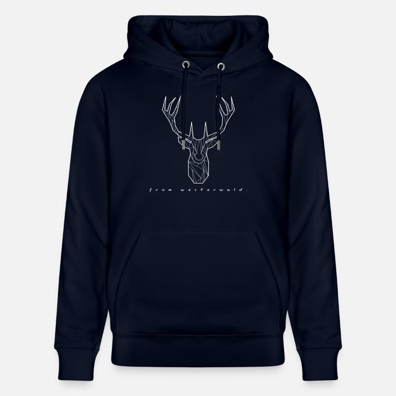 Cerf. From Westerwald. - Sweat à capuche bio CRUISER Stanley/Stella Unisexe - marine