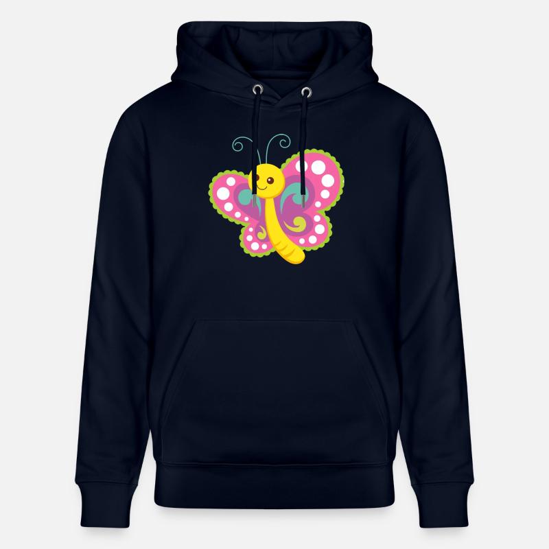 papillon édition limitée - Papillon - Sweat à capuche bio CRUISER Stanley/Stella Unisexe - marine