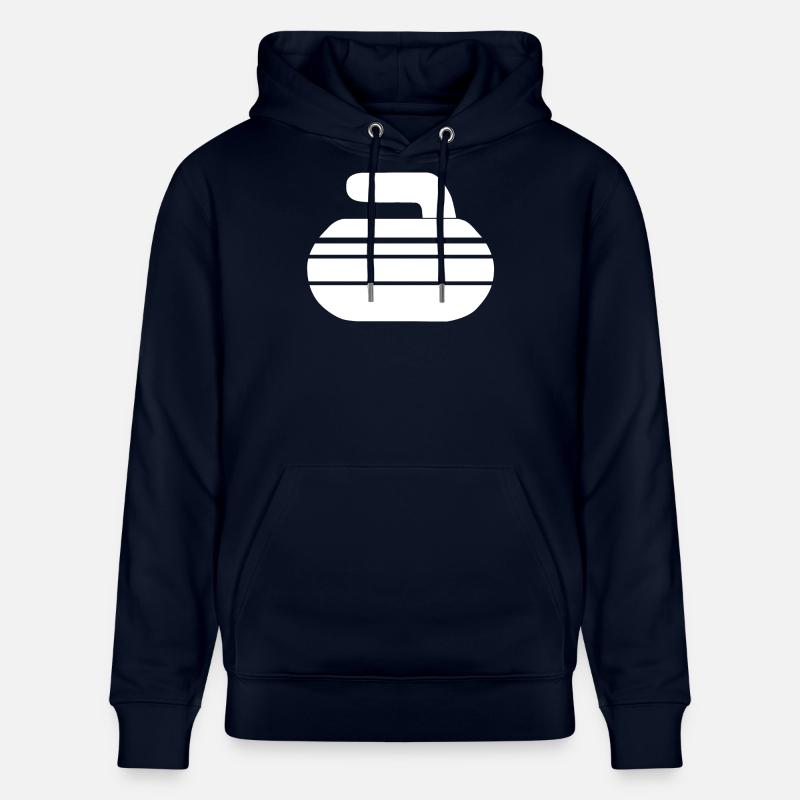 Pierre de curling - Sweat à capuche bio CRUISER Stanley/Stella Unisexe - marine