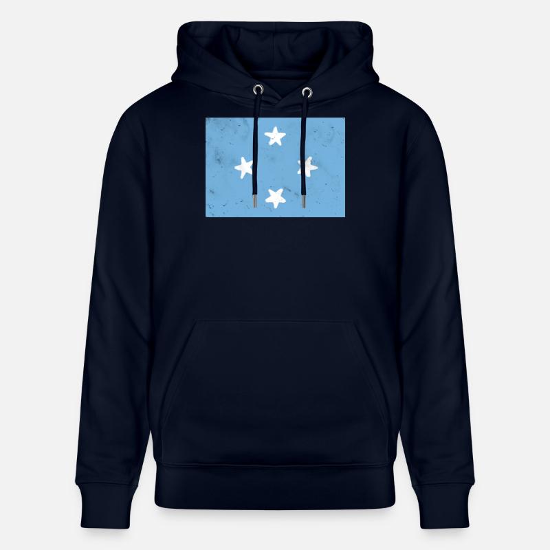 Drapeau de la Micronésie - Sweat à capuche bio CRUISER Stanley/Stella Unisexe - marine