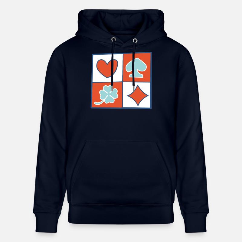 Damier 2 par helfspawn - Sweat à capuche bio CRUISER Stanley/Stella Unisexe - marine