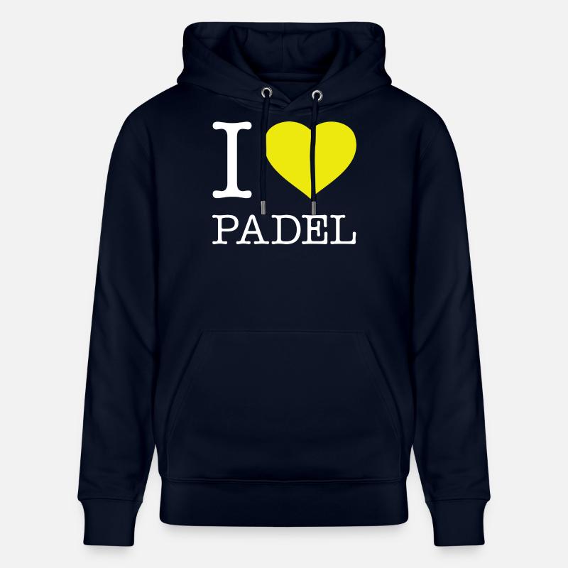 J'aime le padel - Sweat à capuche bio CRUISER Stanley/Stella Unisexe - marine