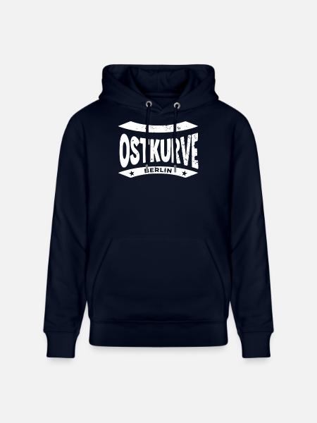 Berlin Stadium Ostkurve, Mug, Bag, Socks - Stanley/Stella CRUISER Unisex Organic Hoodie - navy