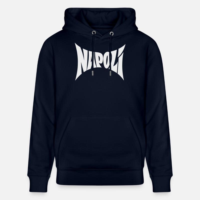 Napoli Typografie Design - Stanley/Stella Unisex Bio-Hoodie CRUISER  - Navy