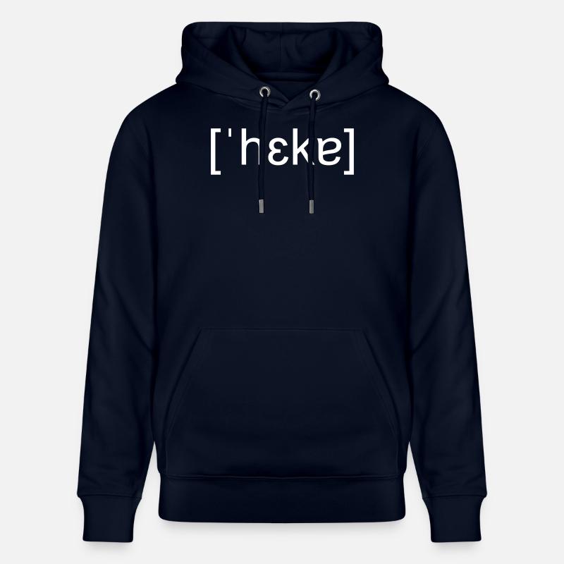 Hacker, orthographe phonétique, blanc - Sweat à capuche bio CRUISER Stanley/Stella Unisexe - marine