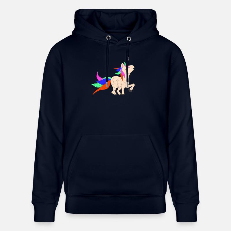 Grunge Licorne - Sweat à capuche bio CRUISER Stanley/Stella Unisexe - marine