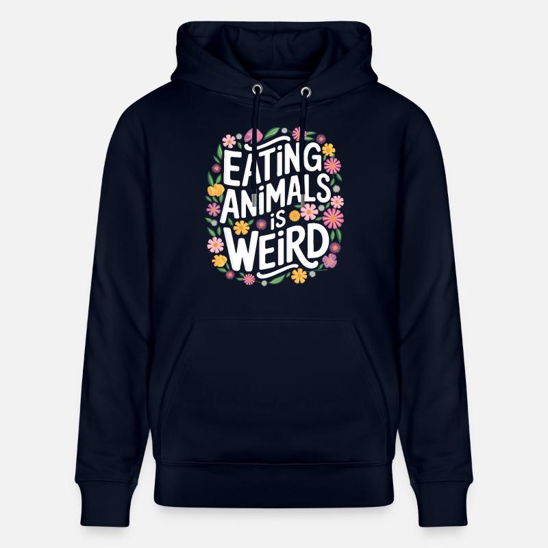 Végétarien Végétalien Végétarien Végétarien - Sweat à capuche bio CRUISER Stanley/Stella Unisexe - marine