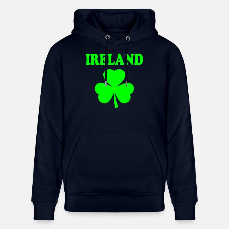 Trèfle d’Irlande - Sweat à capuche bio CRUISER Stanley/Stella Unisexe - marine
