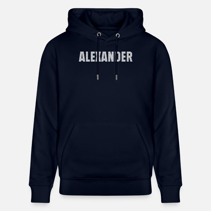 Nom Alexander - Sweat à capuche bio CRUISER Stanley/Stella Unisexe - marine