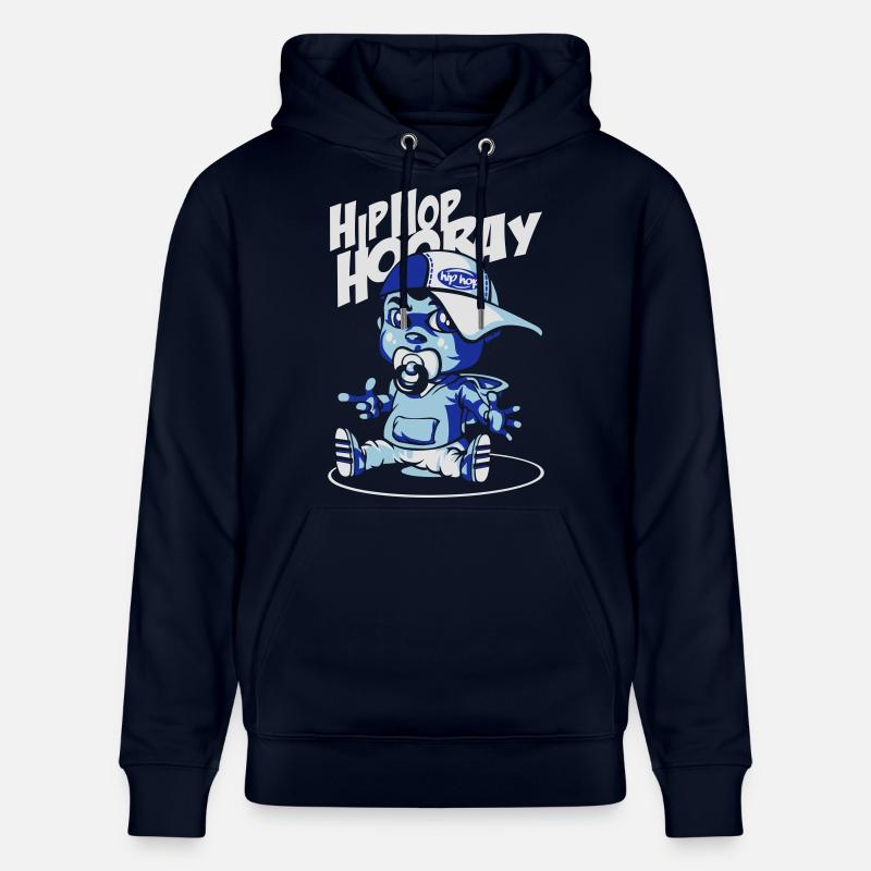 Bébé Hip Hop flex - Sweat à capuche bio CRUISER Stanley/Stella Unisexe - marine
