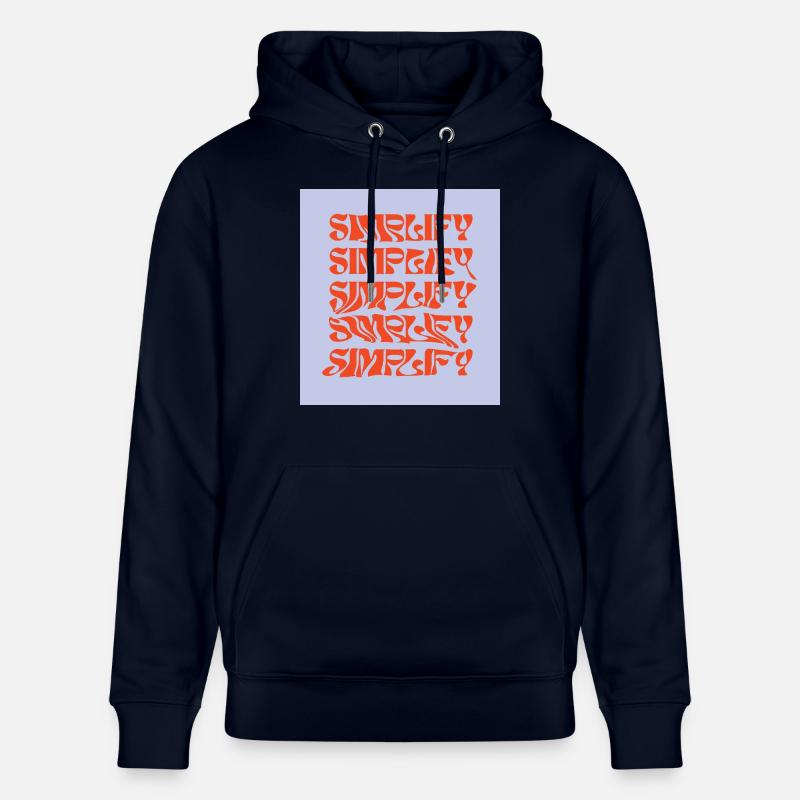 Simplify - Sweat à capuche bio CRUISER Stanley/Stella Unisexe - marine