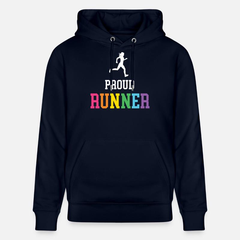 Fier coureur LGBT - Sweat à capuche bio CRUISER Stanley/Stella Unisexe - marine
